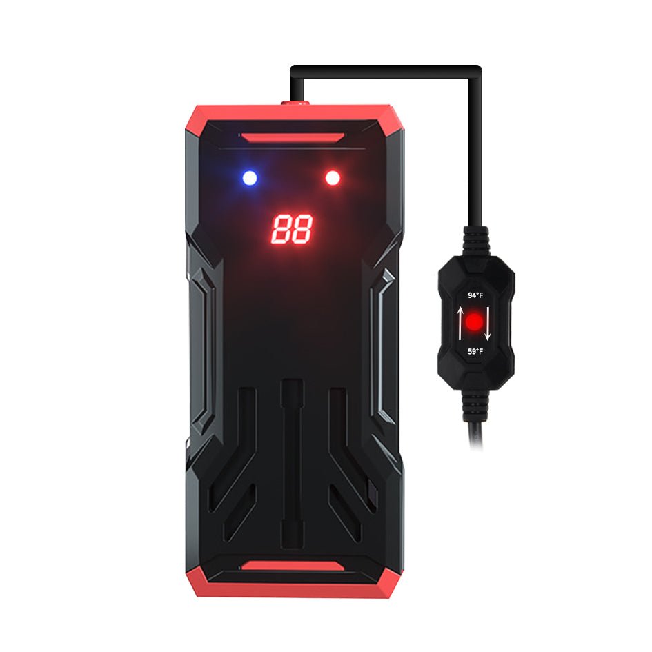ZY-599 heater front, single display and slim controller.